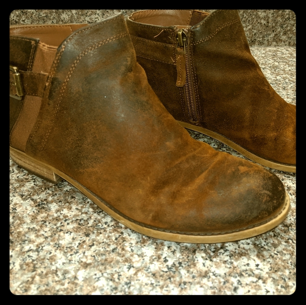 Franco Sarto Keegan Flat Leather Bootie